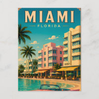 🌊 Miami South Beach City Retro-Kollektion