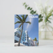 Miami South Beach Florida Art Deco Postkarte (Stehend Vorderseite)
