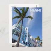 Miami South Beach Florida Art Deco Postkarte (Vorne/Hinten)