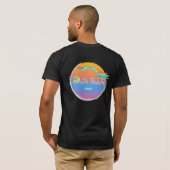 Miami-South Beach Florida, Cool Graphic Black T-Shirt (Schwarz voll)