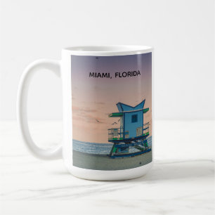 Miami South Beach Florida Lebensretter Ozean Kaffeetasse
