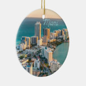 Miami South Beach Florida Ocean View Keramik Ornament (Rechts)