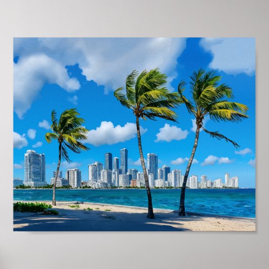 Miami South Beach Florida Poster (Vorne)