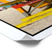 Miami South Beach Lifeguard Towers Poster (Ecke)