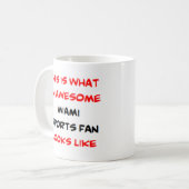 Miami-Sportfans, phantastisch Kaffeetasse (Vorderseite Links)