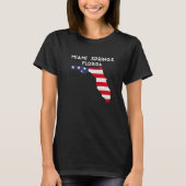 Miami Springs Florida USA Staat America Travel Flo T-Shirt (Vorderseite)
