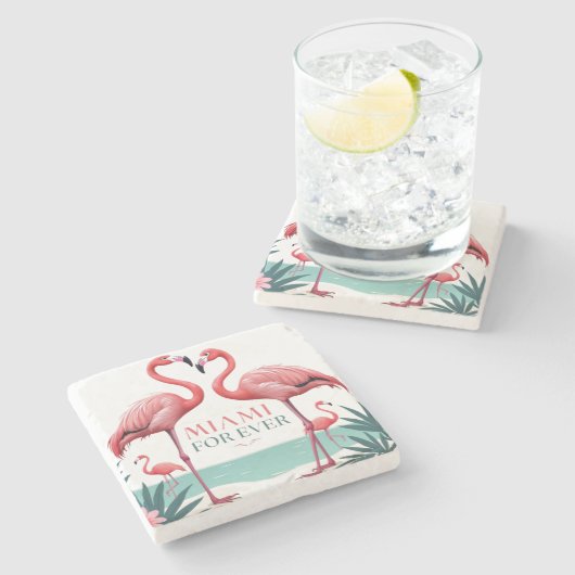 MIAMI STEINUNTERSETZER (Seitenansicht)