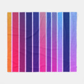 Miami Striped Fleecedecke (Vorderseite (Horizontal))