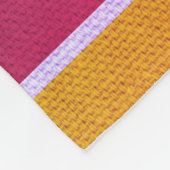 Miami Striped Fleecedecke (Ecke)