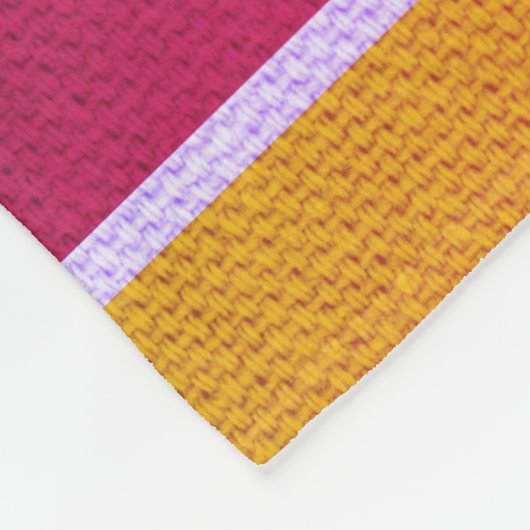 Miami Striped Fleecedecke (Ecke)