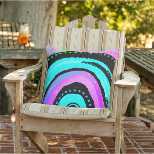 Miami Style Fun Rainbow Kissen