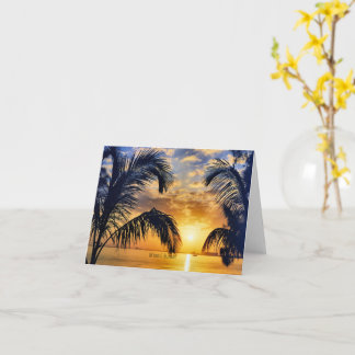 Miami Sunset Karte