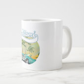 Miami Sunset Logo Jumbo-Tasse (Vorderseite Rechts)