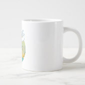 Miami Sunset Logo Jumbo-Tasse (Rechts)