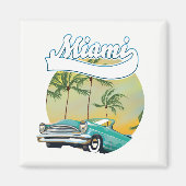 Miami Sunset Logo Magnet (Vorne)