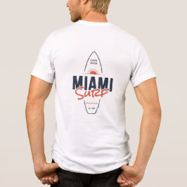 Miami Surf – Vintage-Strand-Sonnenuntergang-Surfbr Tri-Blend Shirt