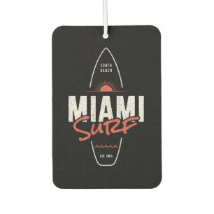 Miami Surf – Vintage-Strand-Sonnenuntergangs-Surfb Autolufterfrischer