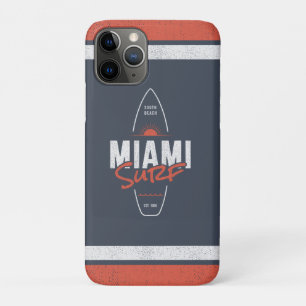 Miami Surf – Vintage-Strand-Sonnenuntergangs-Surfb Case-Mate iPhone Hülle