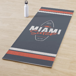 Miami Surf – Vintage-Strand-Sonnenuntergangs-Surfb Yogamatte