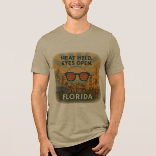 Miami-T-Shirt mit Tri-Mixing   Soft Hustlewear Tri-Blend Shirt