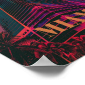 Miami Tower Florida Poster (Ecke)