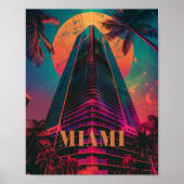 Miami Tower Florida Poster (Vorne)