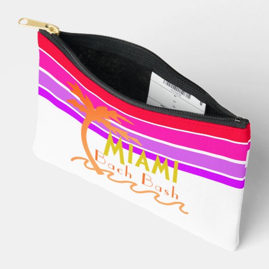 Miami Tropical Junggeselinnen-Abschied Zubehörtasche (Offen)