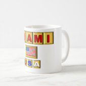 Miami USA - Kaffeetasse (VorderseiteRechts)