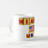 Miami USA - Kaffeetasse (Vorderseite Links)