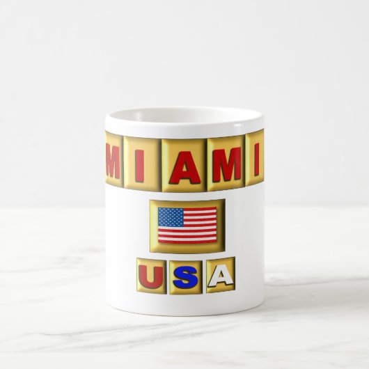 Miami USA - Kaffeetasse (Mittel)