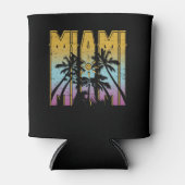 Miami Vacation Souvenir - Retro Beach Apparel Dosenkühler (Vorderseite)