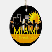 MIAMI-Verzierung Keramik Ornament (Rechts)
