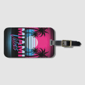 Miami Vibes Gepäckanhänger (Vorderseite (Horizontal))