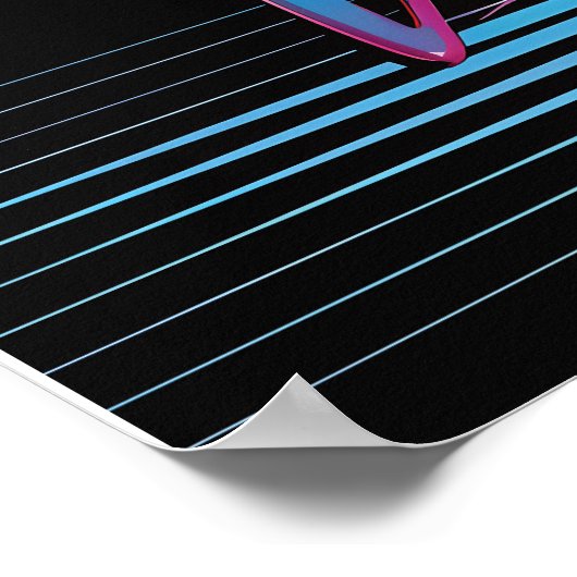 Miami Vibes Poster (Ecke)