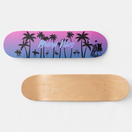 Miami Vibes Skateboard (Horizontal)