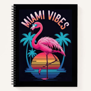 Miami Vibes Sommer Flamingo Design-63454 Notizblock