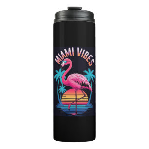Miami Vibes Sommer Flamingo Design-63454 Thermosbecher