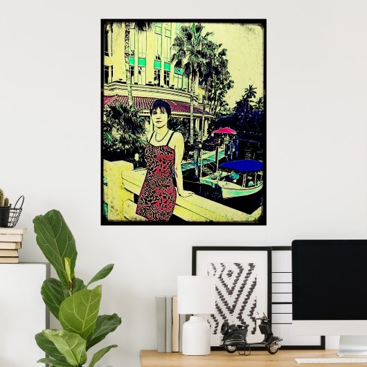 Miami Vice (GTA-Stil) Poster (Heimbüro)