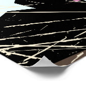 Miami Vintag Retro Reiseaufdruck Poster (Ecke)