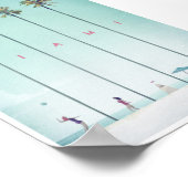 Miami Vintage Travel Poster (Ecke)