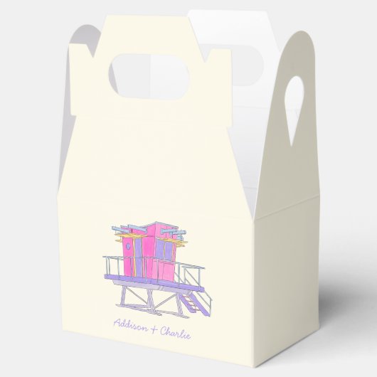 Miami Wedding Geschenkschachtel (Geöffnet)