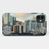 Miami-Wolkenkratzer gegen breiten klaren Himmel Case-Mate iPhone Hülle (Rückseite (Horizontal))