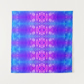Miami X Blue Ikat und Tapestry Wandteppich (Vorderseite (Horizontal))