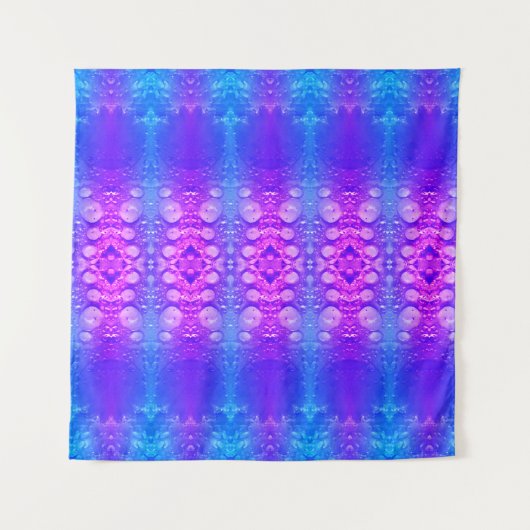 Miami X Blue Ikat und Tapestry Wandteppich (Vorderseite)