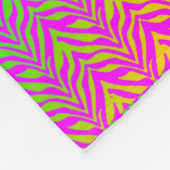 Miami Zebra Print Fleecedecke (Ecke)