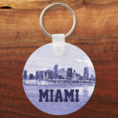 Miami, Zeichnend Skyline-Stift in Florida Schlüsselanhänger (Vorderseite)