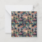 Miami zu Weihnachten und Neujahr in Wasserfarben Mitteilungskarte (Vorderseite)