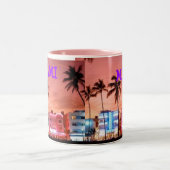 MIAMI ZWEIFARBIGE TASSE (Mittel)