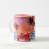 MIAMI ZWEIFARBIGE TASSE (Vorderseite Links)