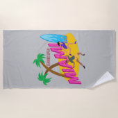 Miani ist für Tennisspieler geöffnet Strandtuch (Vorderseite)